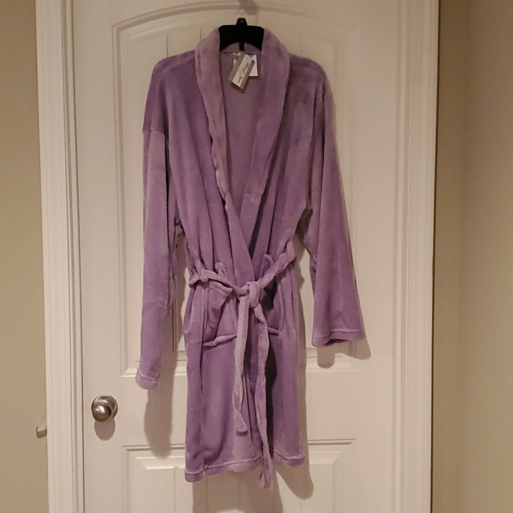 Fluffy Lavender Robe